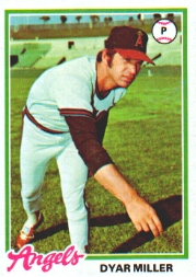 1978 Topps Baseball Cards      239     Dyar Miller